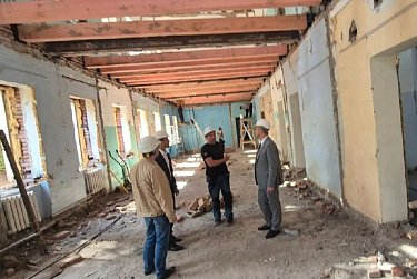 В городской больнице Медногорска идет масштабный ремонт
